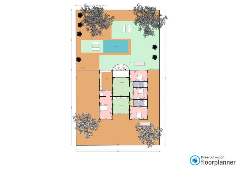 Relex Villa With Private Pool Willemstad Exterior foto